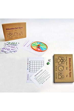 Bölünebilme Kuralları Öğrenme Oyun Seti - Matematik Işlem Eğitici Eğlenceli Beceri Oyunu