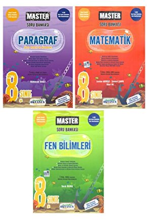 Master Fen Matematik Paragraf S.b 3 Lü Set 8.sınıf