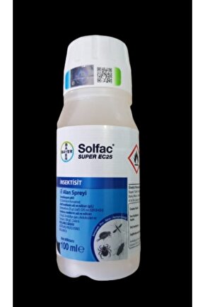 Solfac Super Ec25 Kene Pire Sivrisinek Öldürücü Ilaç