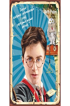 Harry Potter Sinema Mini Retro Ahşap Poster