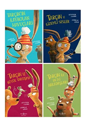 Tarçın Serisi 4 Kitap Set  Kaybolan Havuçları-gizemli Sesler-büyük Tartışma-en Iyi Arkadaşları