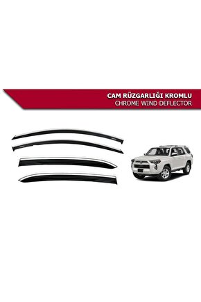 Toyota 4runner Cam Rüzgarlığı Kromlu 2014