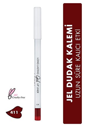 Lamel Long Lasting Gel Lip Kalıcı Jel Dudak Kalemi No 411