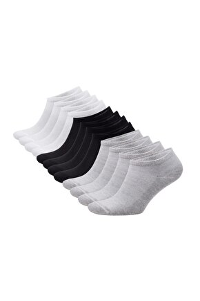 Spor Çorap Kısa Soket Çorap Unisex 12 Çift