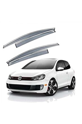 Vw Golf 5 6 Cam Rüzgarlığı Krom Çıtalı