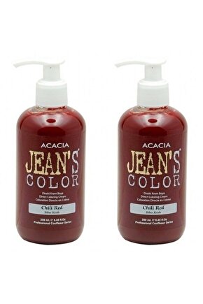 Jeans Color Saç Boyası Biber Kızılı 250 ml 2adet