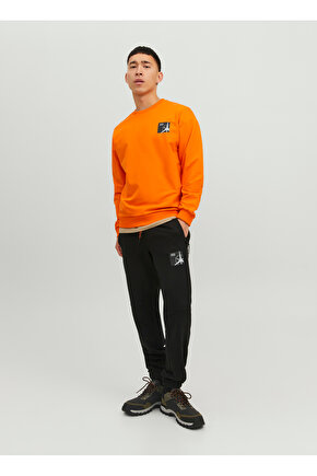 Slim Fit Siyah Erkek Eşofman Altı 12230407_JPSTWILL JJFILO SWEAT PANT