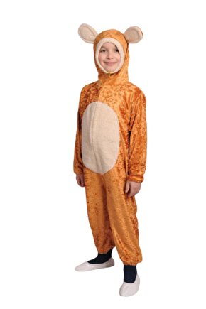 Çocuk Kahverengi Camel Kaplan Kostümü