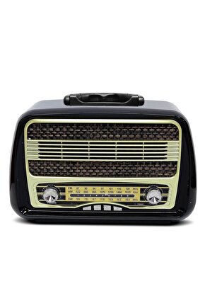 Md1902 Usbsdmp3bluetooth Şarjlı Nostaljik Radyo