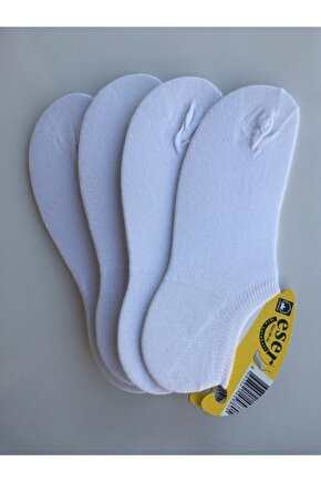 Unisex Beyaz Pamuklu Babet Sneakers Çorap Pltexpçrp6