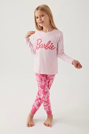 L1766-g Kız Çocuk Uzun Kol Pijama Takımı