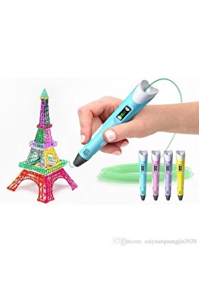 3d Pen 2. Versiyon - 3d Kalem Üç Boyutlu Yazıcı Printer