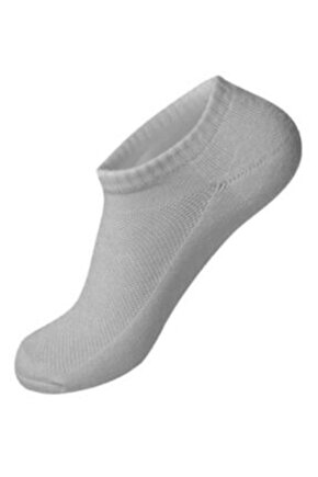 Erkek Gri  6 Adet Patik Çorap