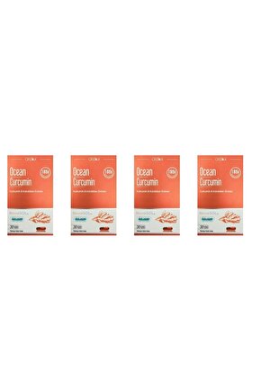 Ocean Curcumin 30 Kapsül 4lü Paket