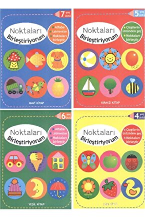 Noktaları Birleştiriyorum (4 Kitap) - Parıltı Çocuk Setleri