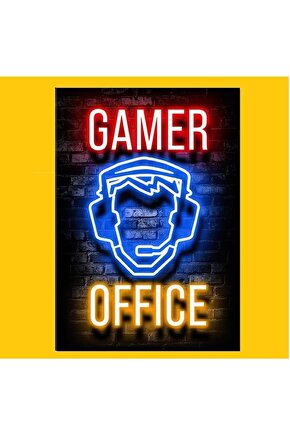 Ahsap Poster Gamer Office