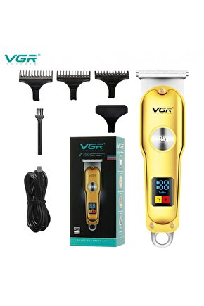 Vgr V-290 Saç Kesme Elektrikli Tıraş Makinesi Led Akıllı Ekran Taşınabilir Saç Kesme