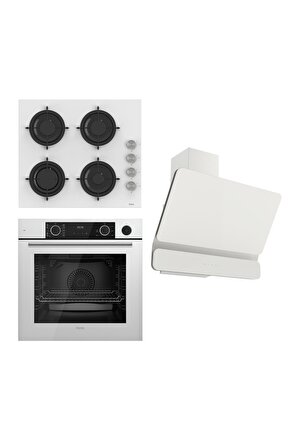 Steamart&fryart Serisi Buharlı Pişirme Beyaz Set (cs206 + Xe64cb +d081 )