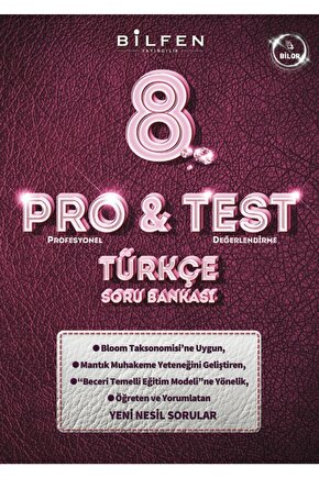 8. Sınıf Pro&test Türkçe Soru Bankası