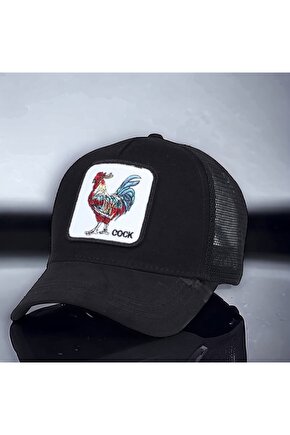 Horoz Figürlü Fileli Baseball Şapka