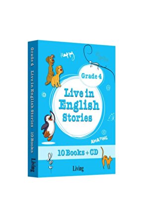 Live In English Stories Grade 4 (10 BOOKS-CD)