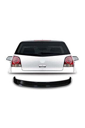 Vw polo 9n bagaj üstü spoiler pianoblack boyalı 2003  2009