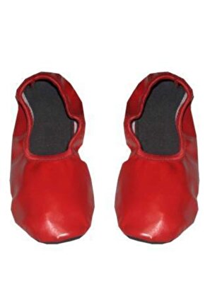 Pisi Pisi Kırmızı Renk Gösteri Ayakkabısı
