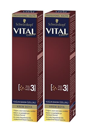 Colors Krem Saç Boyası 5-889 Şarap Kızılı - 60 ml x 2 Paket