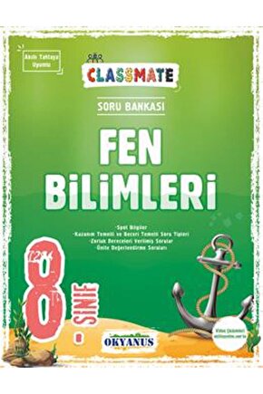 8. SINIF CLASSMATE FEN BİLİMLERİ SORU BANKASI