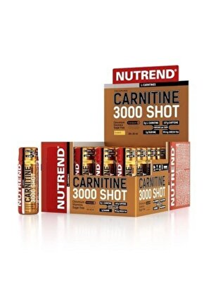 L-carnitine Shot 3000 Mg 20 Ampül Sıvı Karnitin Portakal