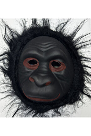Himarry Orangutan Maskesi - Maymun Maskesi - Goril Maskesi Yetişkin Çocuk Uyumlu Siyah Renk Model 3