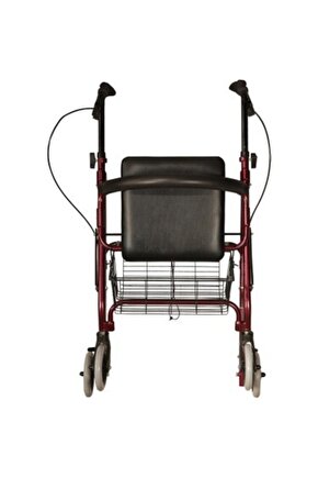 Kullanışlı Hasta Yürüteci Kullanışlı Sepetli Tekerlekli Sandalye