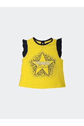 Lisanslı Bebek Yıldız Sarı T-shirt