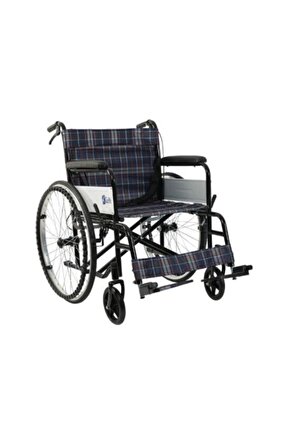G-099 Comfoftplus Refakatçi Frenli Katlanabilir Manuel Tekerlekli Sandalye