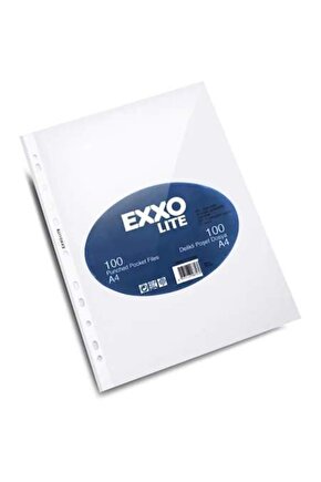 Lite Eko. A4 Delikli Poşet Dosya 100 Lü Paket