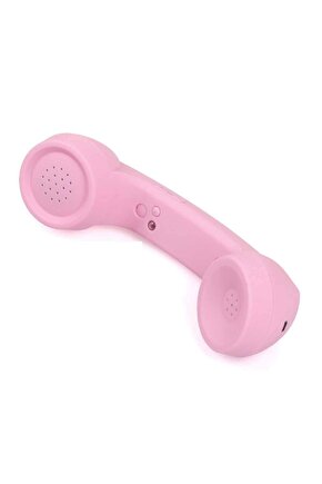 Retro Bluetooth Telefon Ahizesi Radyasyon Geçirmez Kulaklık Mikrofon Ios Android Uyumlu