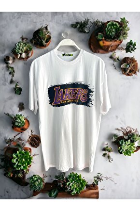 Lakers Baskılı Unisex T-shirt