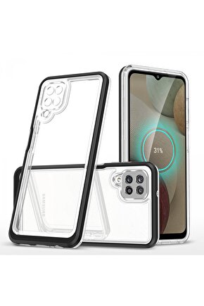 Newface Samsung Galaxy A22 Kılıf Lims Silikon - Siyah