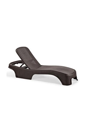 Brezza Royal Rattan Görünümlü Plastik enjeksiyon Şezlong