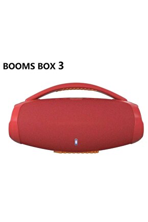 BOOMS BOX3 BLUETOOTH SPEAKER ŞARJLI LED IŞIKLI KABLOSUZ HOPARLÖR