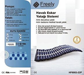 Boru Tipli Havalı Yatak Freely HF6002-22P