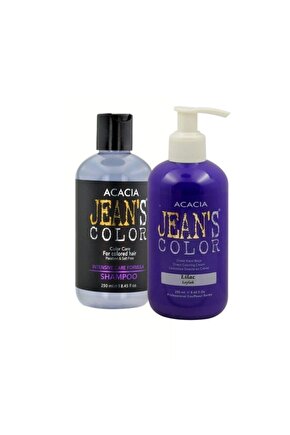 Jeans Color Leylak 250 Ml. Amonyaksız Balyaj Renkli Saç Boyası Saç Boya Korumalı Şamp.250ml.