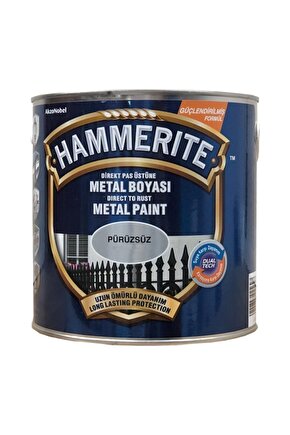 Hammerite Direkt Pas Üstü Düz Metal Boyası 2.5 lt