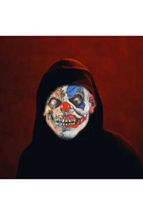 Himarry Kafaya Tam Geçmeli Bez Joker Maskesi - Streç Korku Maskesi - 3d Baskılı Maske Model 1
