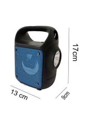 Bluetooth Speaker Kablosuz Hoparlör Led Işıklı Fm Radyolu Sd Kart ve Usb Girişli 5w Şarjlı Hoparlör