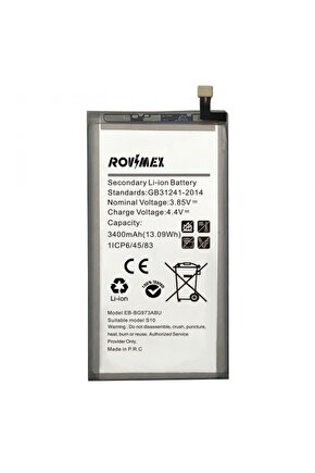 Samsung Galaxy S10 (sm-g973f) Rovimex Batarya Pil