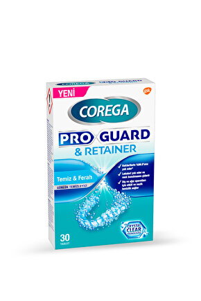 Proguard & Retainer Diş Apartı Temizleyici Tablet 30lu