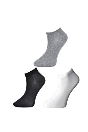 1. Kalite Kadın Siyah Renkli Bilek Çorap 6 Çift