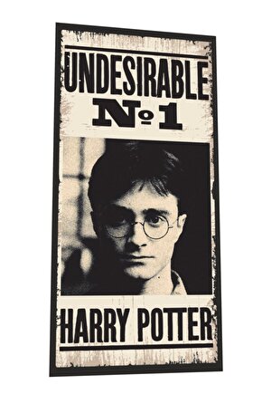 Harry Potter Aranıyor Undesirable: 1 Harry Potter Mini Retro Ahşap Poster