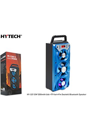 Hys21 12w 1200mah Karışık Usb +tf Kart+fm Destekli Bluetooth Speaker